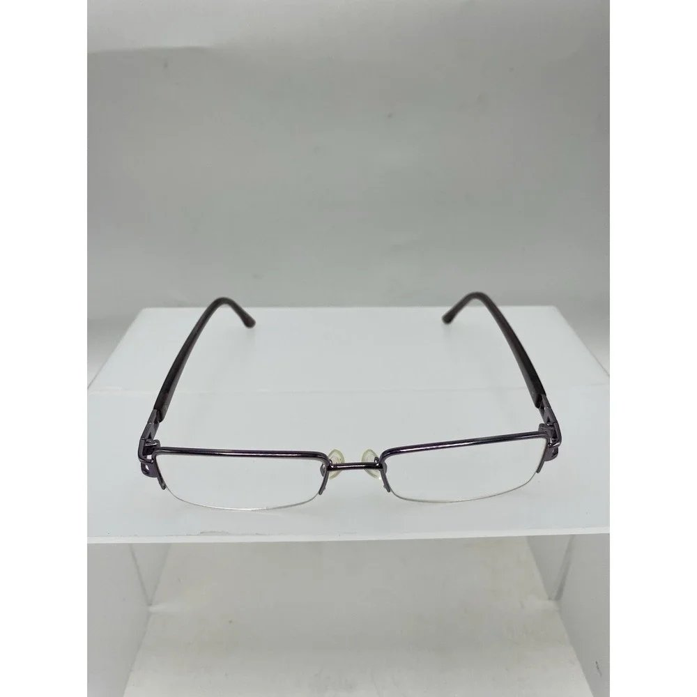 Vendela Eyeglasses FRAMES ONLY V1016 Half Rim 51-17-135 Purple 267
